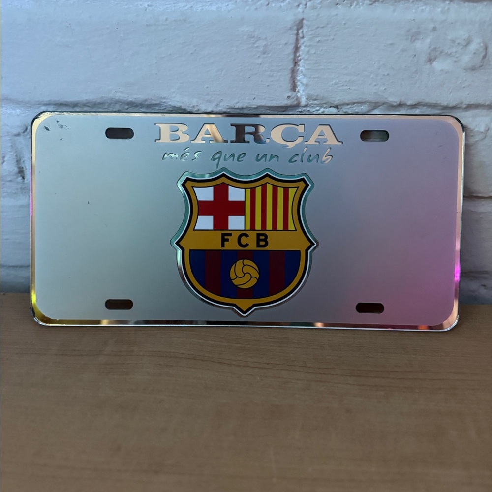 FC Barcelona License Plate